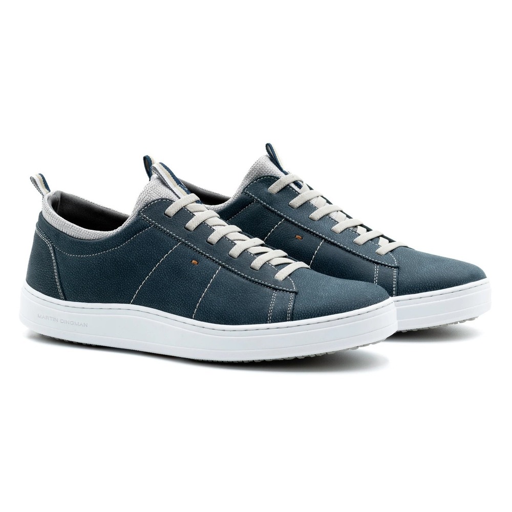 Martin Dingman Cameron Nubuck Sneakers in Blue